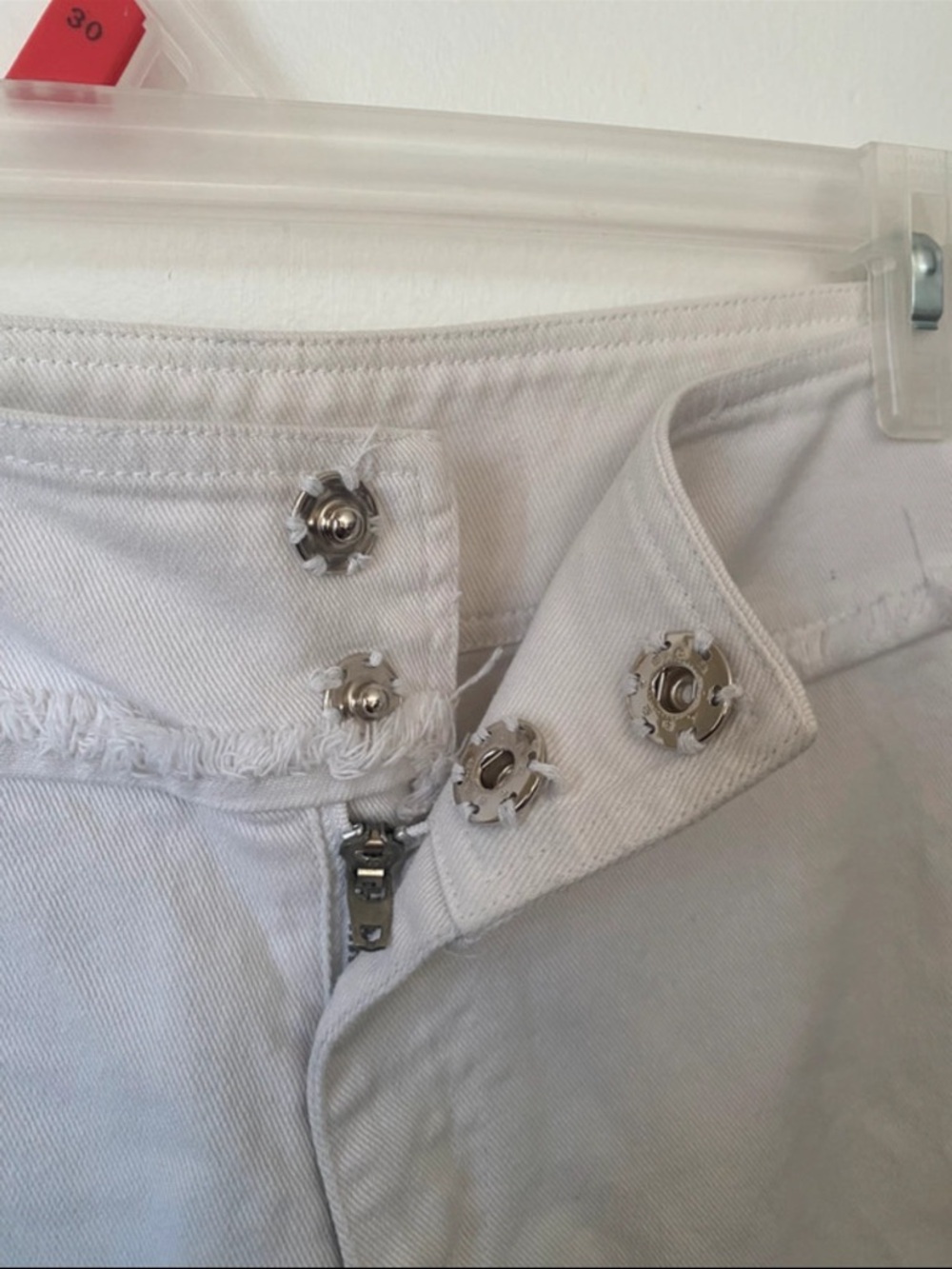 Clio White Wide Leg Jeans - Flare Style